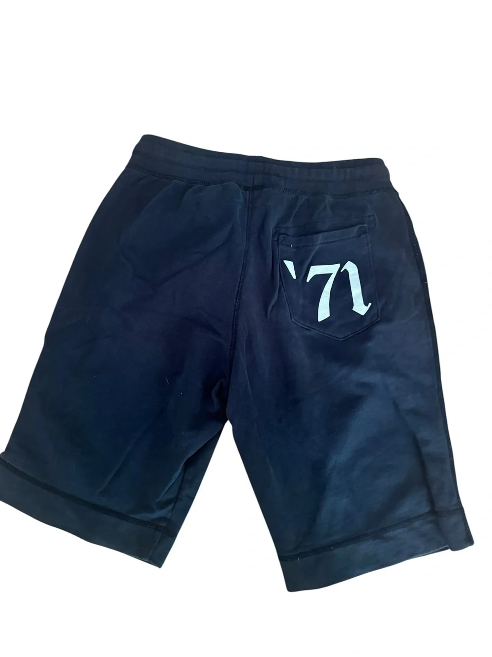True Religion Black Logo Sweat Shorts
